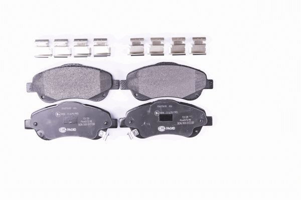 HELLA PAGID Bremsbelagsatz, Scheibenbremse