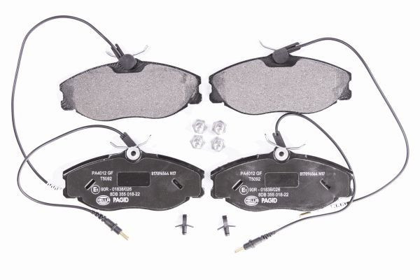 HELLA PAGID Bremsbelagsatz, Scheibenbremse