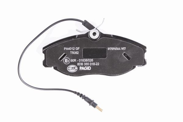 HELLA PAGID Bremsbelagsatz, Scheibenbremse