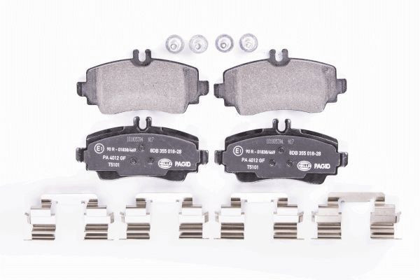 HELLA PAGID Bremsbelagsatz, Scheibenbremse