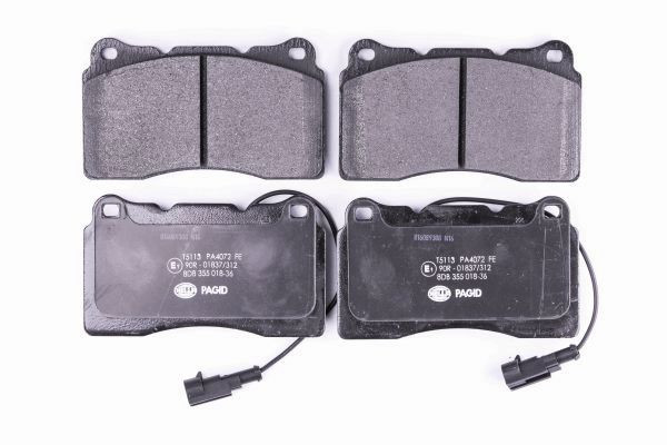 HELLA PAGID Bremsbelagsatz, Scheibenbremse
