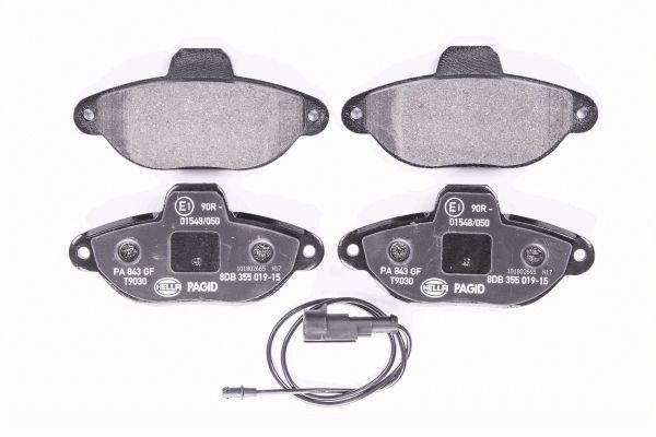 HELLA PAGID Bremsbelagsatz, Scheibenbremse