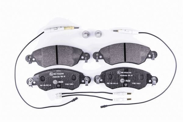 HELLA PAGID Bremsbelagsatz, Scheibenbremse