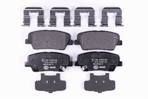 HELLA PAGID Bremsbelagsatz, Scheibenbremse