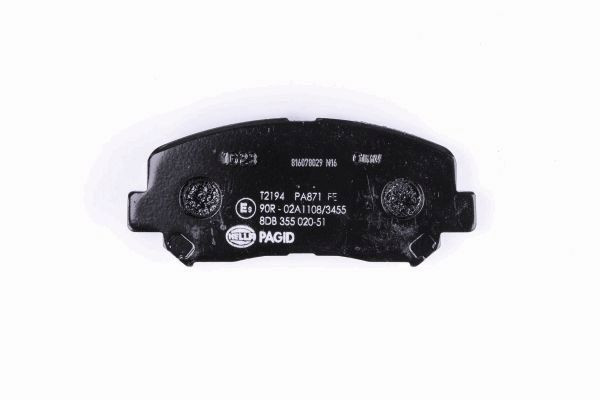 HELLA PAGID Bremsbelagsatz, Scheibenbremse