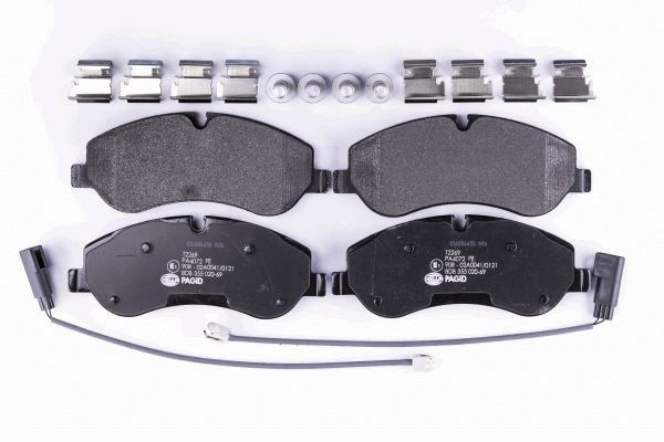 HELLA PAGID Bremsbelagsatz, Scheibenbremse