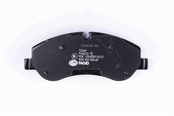 HELLA PAGID Bremsbelagsatz, Scheibenbremse