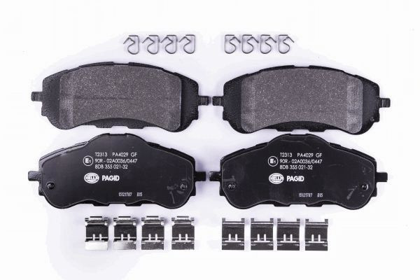 HELLA PAGID Bremsbelagsatz, Scheibenbremse