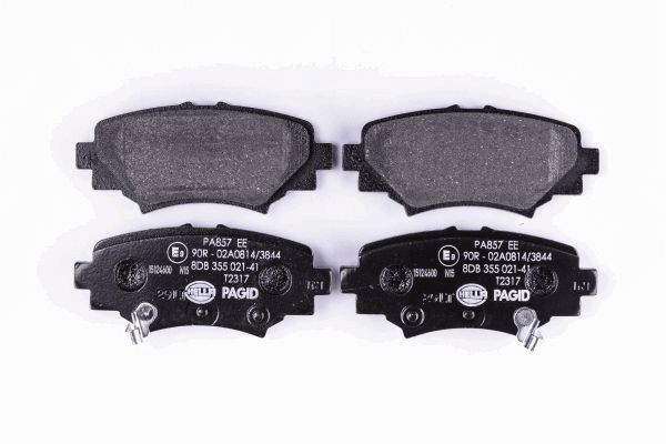 HELLA PAGID Bremsbelagsatz, Scheibenbremse