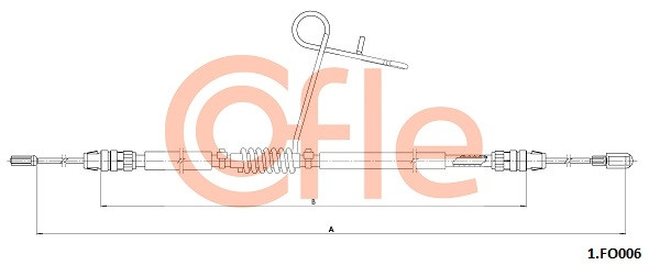 COFLE Seilzug, Feststellbremse