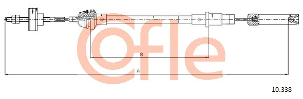 COFLE Seilzug, Kupplungsbetätigung