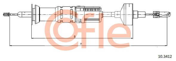 COFLE Seilzug, Kupplungsbetätigung