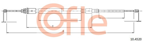 COFLE Seilzug, Feststellbremse