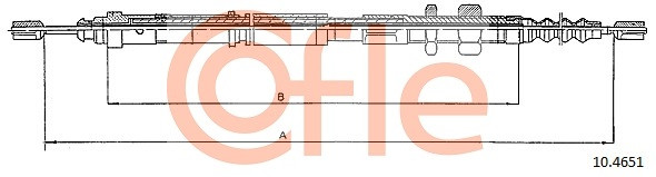 COFLE Seilzug, Feststellbremse