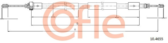 COFLE Seilzug, Feststellbremse