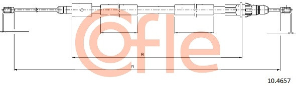 COFLE Seilzug, Feststellbremse