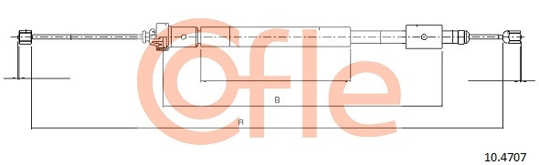 COFLE Seilzug, Feststellbremse