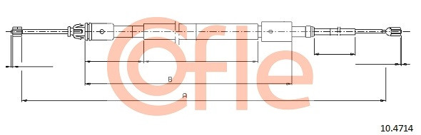 COFLE Seilzug, Feststellbremse