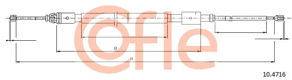 COFLE Seilzug, Feststellbremse