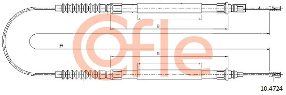 COFLE Seilzug, Feststellbremse
