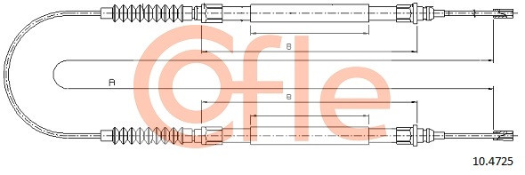COFLE Seilzug, Feststellbremse