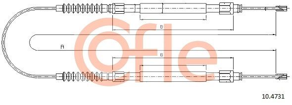 COFLE Seilzug, Feststellbremse