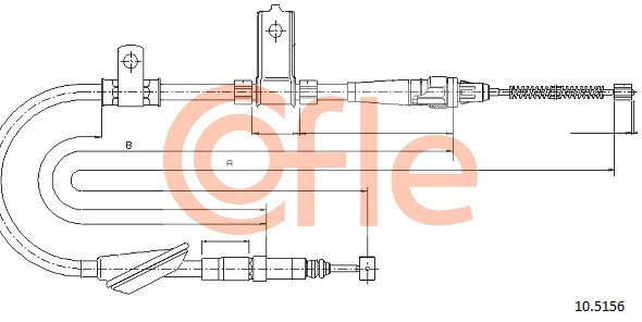 COFLE Seilzug, Feststellbremse