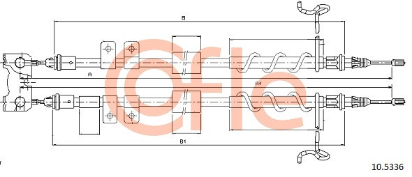 COFLE Seilzug, Feststellbremse
