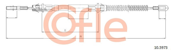 COFLE Seilzug, Feststellbremse