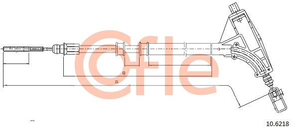 COFLE Seilzug, Feststellbremse