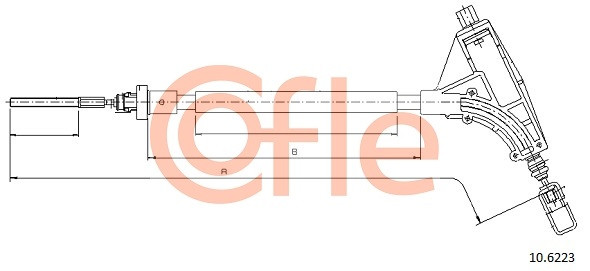 COFLE Seilzug, Feststellbremse