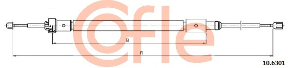 COFLE Seilzug, Feststellbremse
