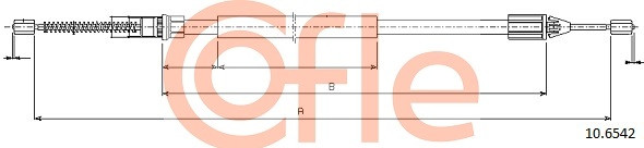 COFLE Seilzug, Feststellbremse