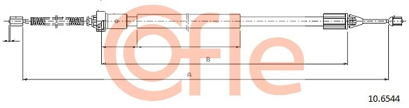 COFLE Seilzug, Feststellbremse