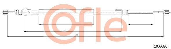 COFLE Seilzug, Feststellbremse