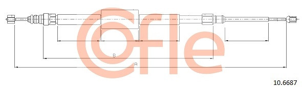COFLE Seilzug, Feststellbremse