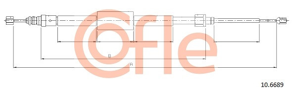 COFLE Seilzug, Feststellbremse