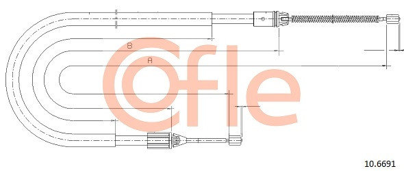 COFLE Seilzug, Feststellbremse