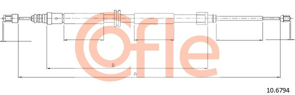 COFLE Seilzug, Feststellbremse