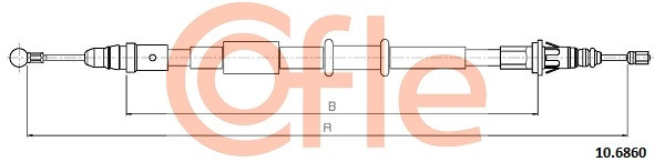 COFLE Seilzug, Feststellbremse