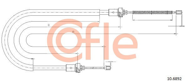 COFLE Seilzug, Feststellbremse