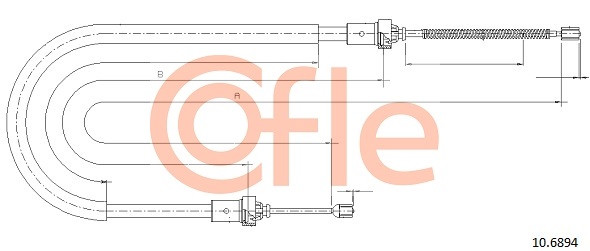 COFLE Seilzug, Feststellbremse