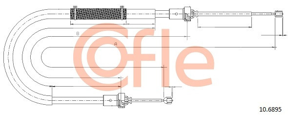 COFLE Seilzug, Feststellbremse