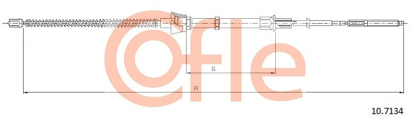 COFLE Seilzug, Feststellbremse