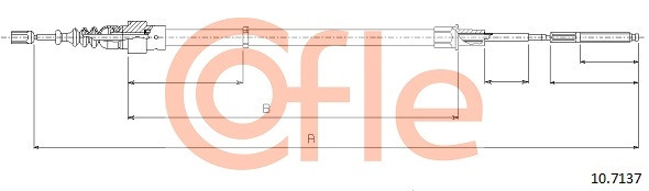 COFLE Seilzug, Feststellbremse