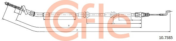 COFLE Seilzug, Feststellbremse