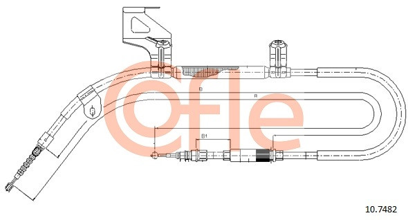 COFLE Seilzug, Feststellbremse
