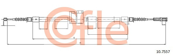 COFLE Seilzug, Feststellbremse