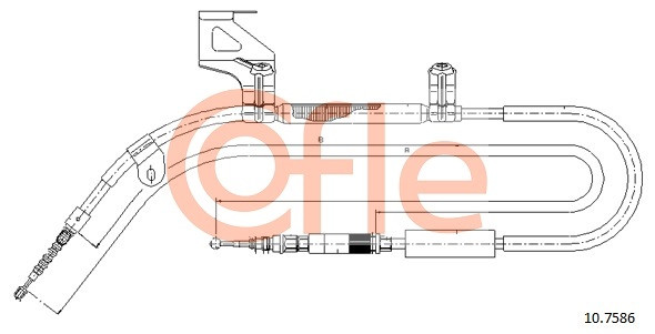 COFLE Seilzug, Feststellbremse