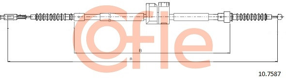 COFLE Seilzug, Feststellbremse